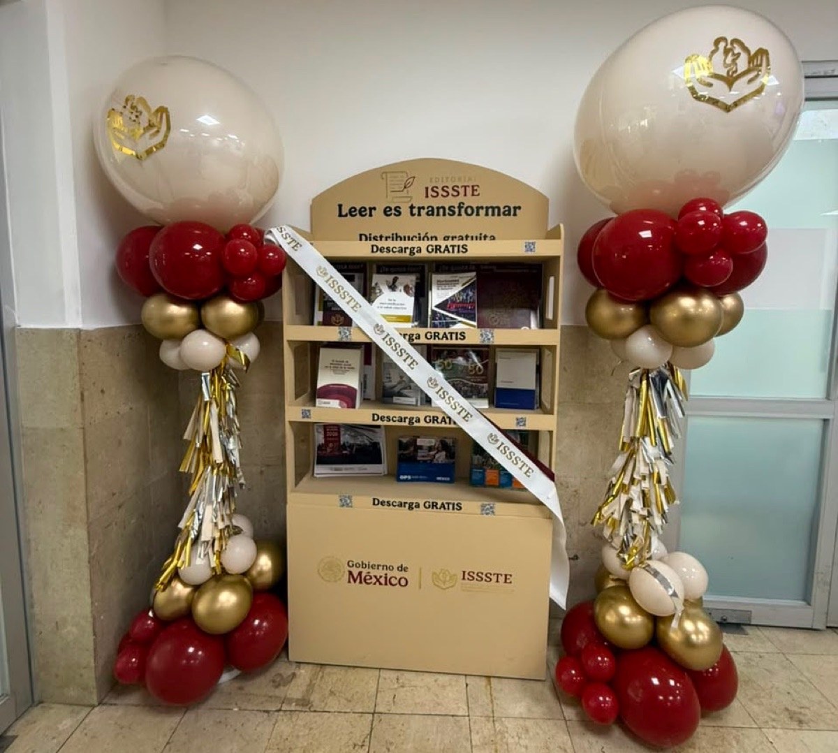 Nuevos stands del Sello Editorial ISSSTE en el CMN «20 de Noviembre» (CDMX) y el HR «Dr. Manuel Cárdenas de la Vega» (Culiacán)