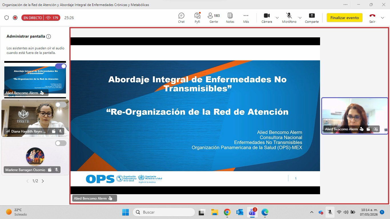 Webinario Dra. Alied Bencomo — Abordaje integral de enfermedades crónicas