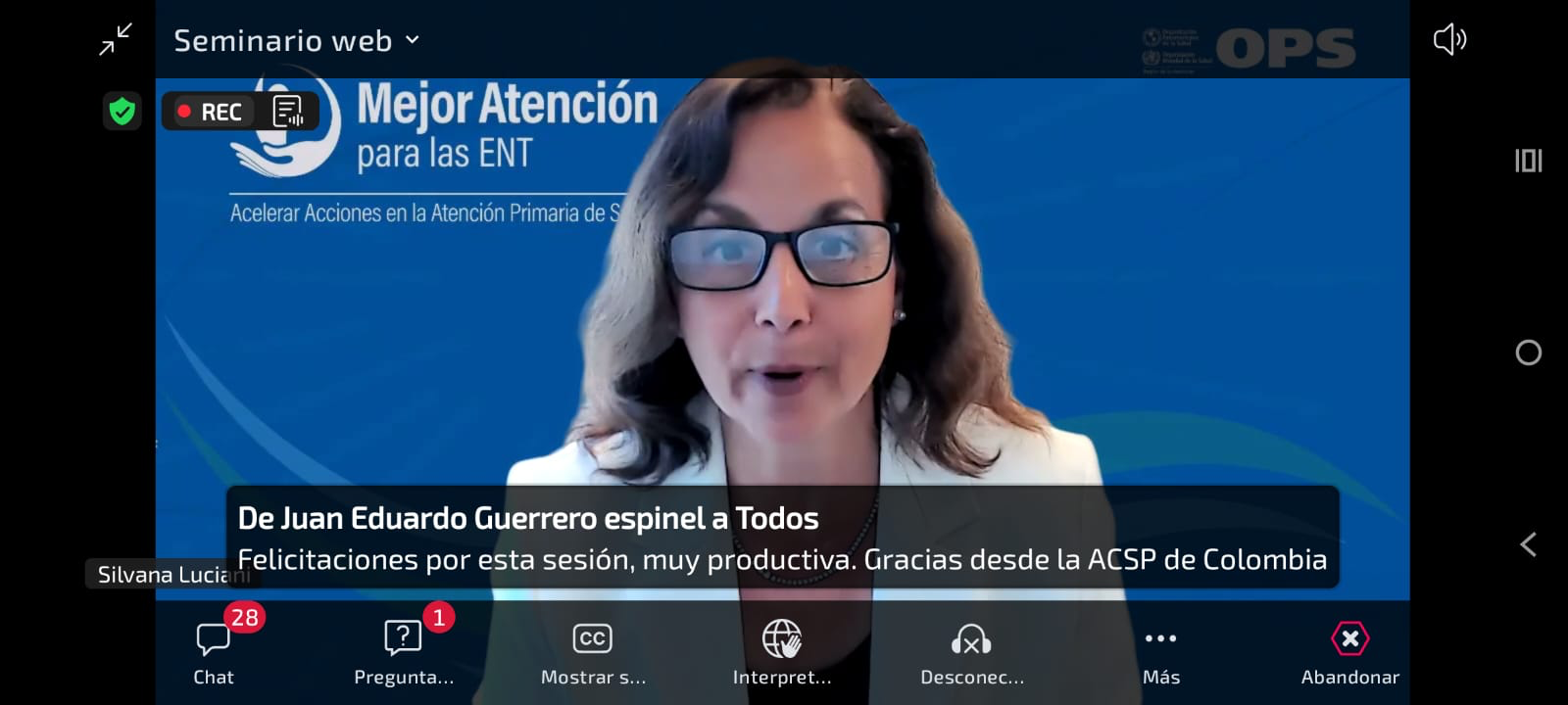 Seminario web OPS — Buenas prácticas para prevenir las ENT
